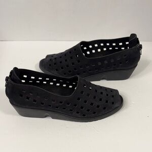 Zante Italy nubuck leather shoes wedges